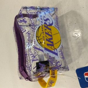 Lakers Clear Makeup Bag